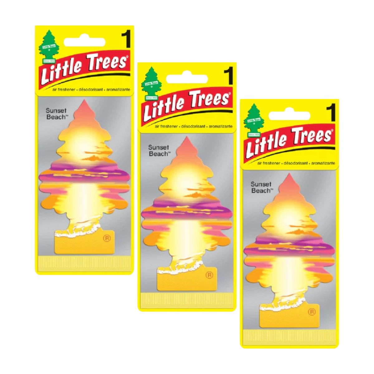 LITTLE TREES - Aromatizante Pino Sunset Beach Little Trees x3
