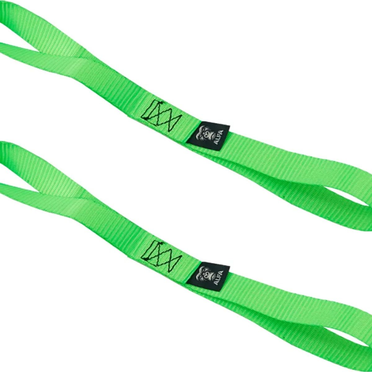 GENERICO - Pack X 2 Correaeslinga Amarre Retráctil 25cmx5m Cargo Alfa Negro