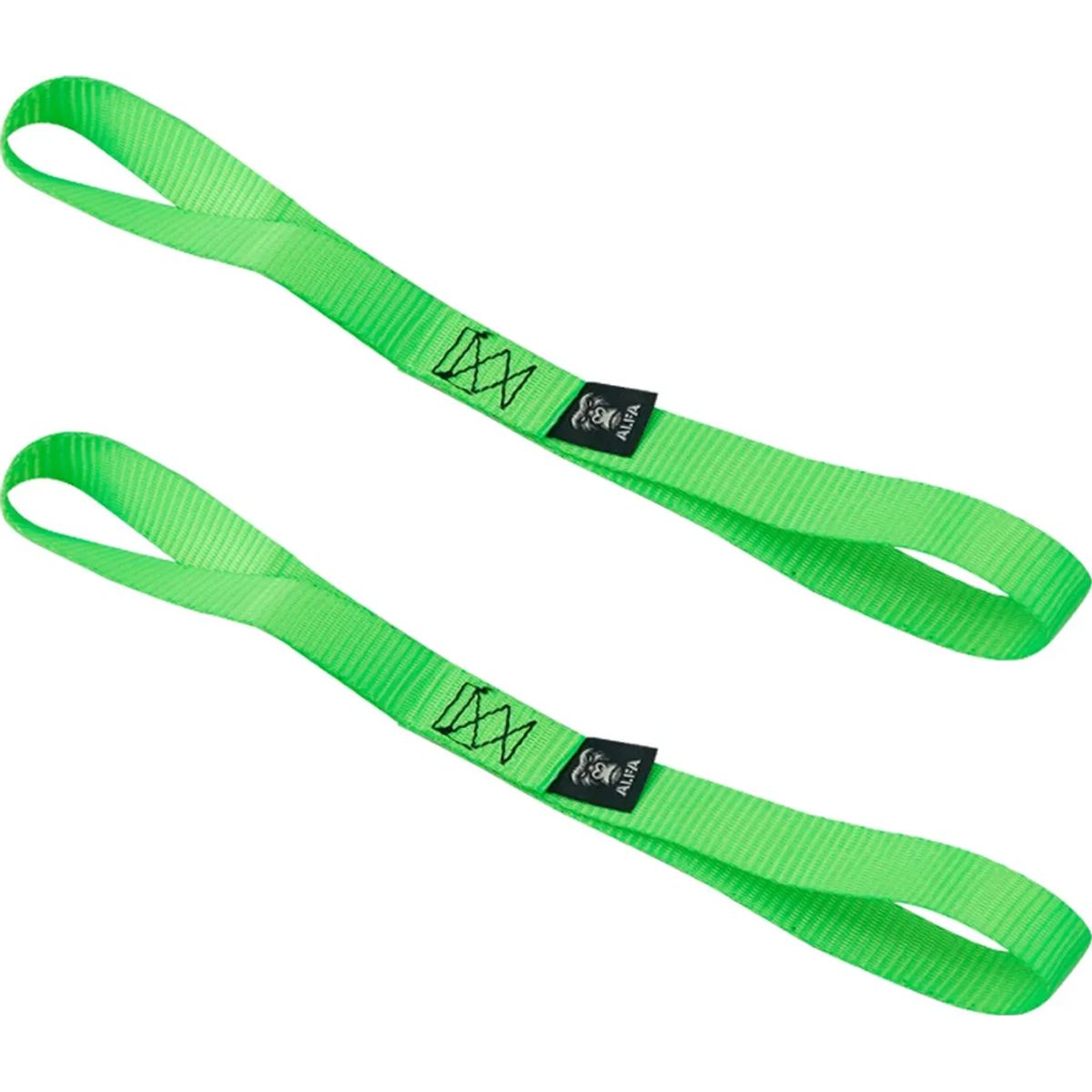 GENERICO - Pack X 2 Correaeslinga Amarre Retráctil 25cmx5m Cargo Alfa Negro