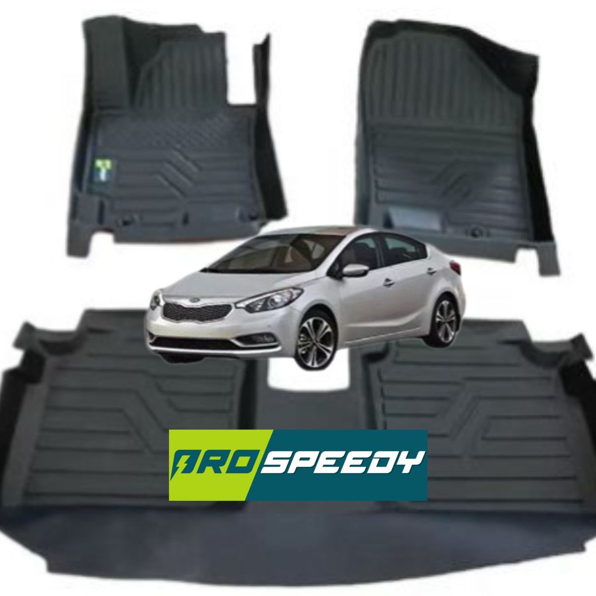 GENERICO - PISOS CALCE PERFECTO PROSPEEDY KIA CERATO 2011AL2017-2018 3PIEZAS