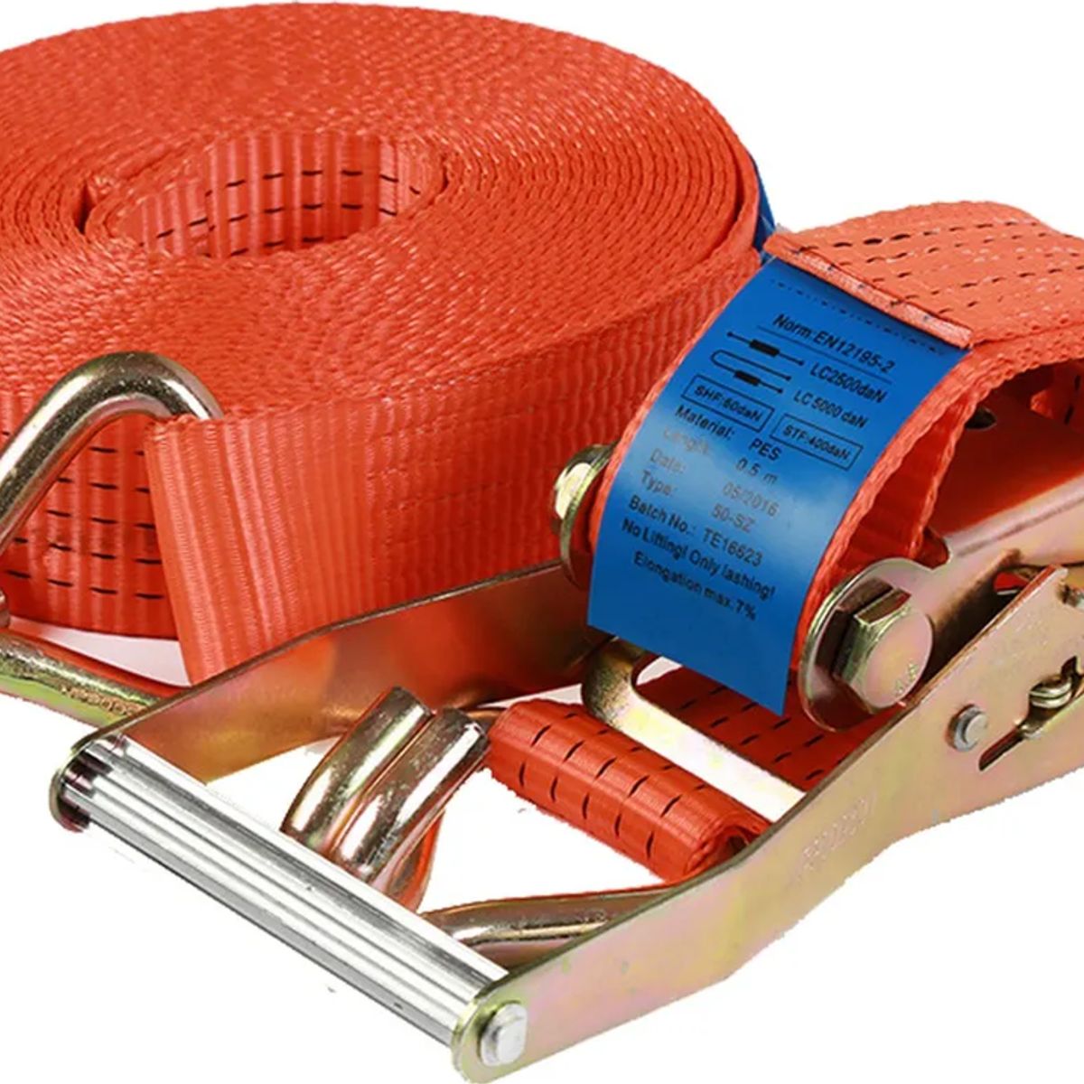 GENERICO - Eslingas Linga Amarre Tensor 5cmx10mts 25 Rachet 5000kg