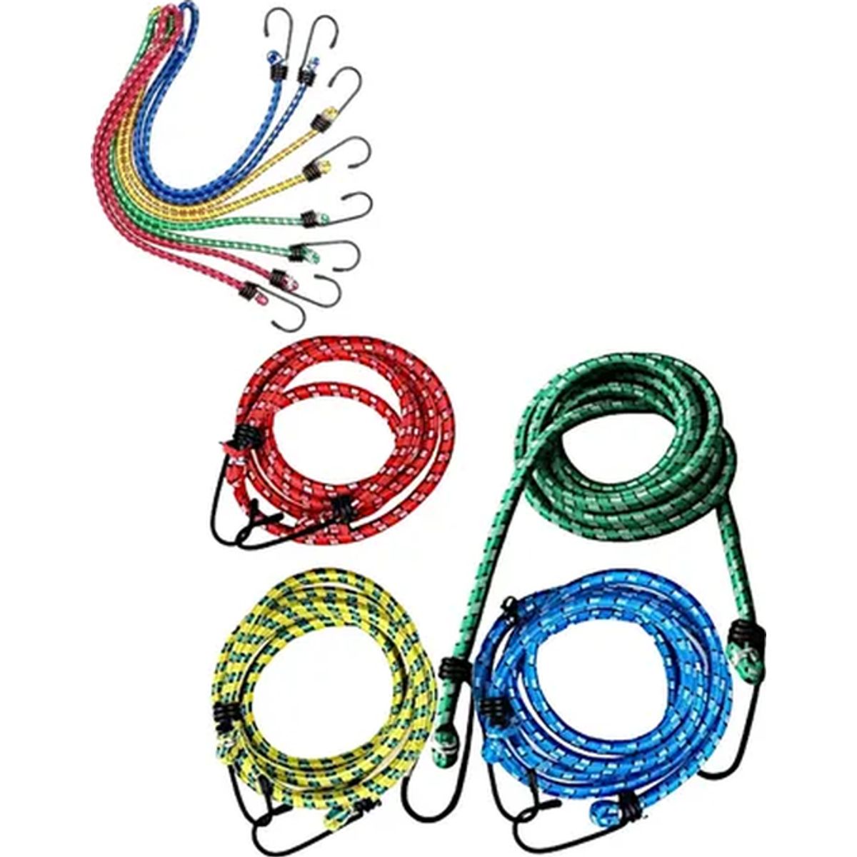 GENERICO - Cuerda Elastica Pulpo Para Equipaje Amarre 18 Mts- 10mm