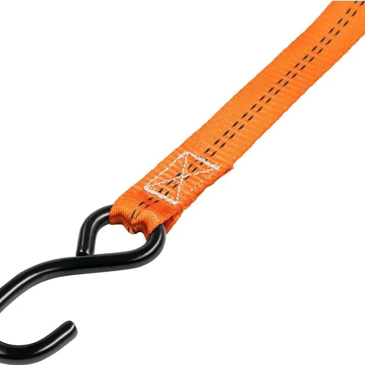 GENERICO - Juego 2 Eslinga Cinta Amarre Con Ratchet 1pulg X 15ft Makawa Único Color