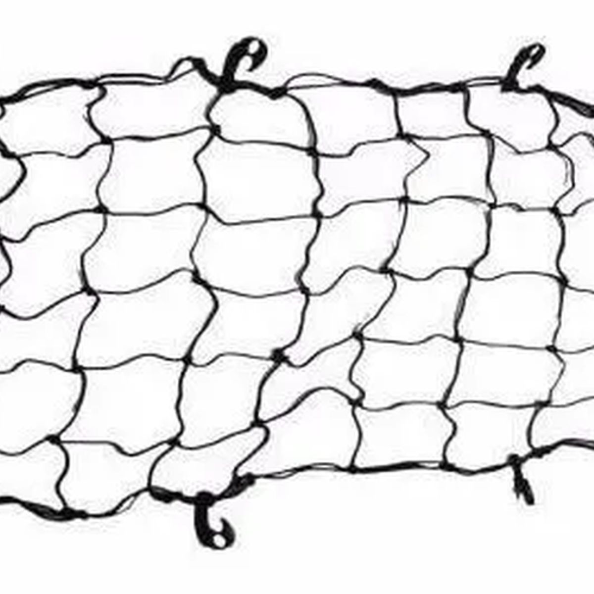 GENERICO - Red malla Elástica Para Equipaje De 110x110cm Negro