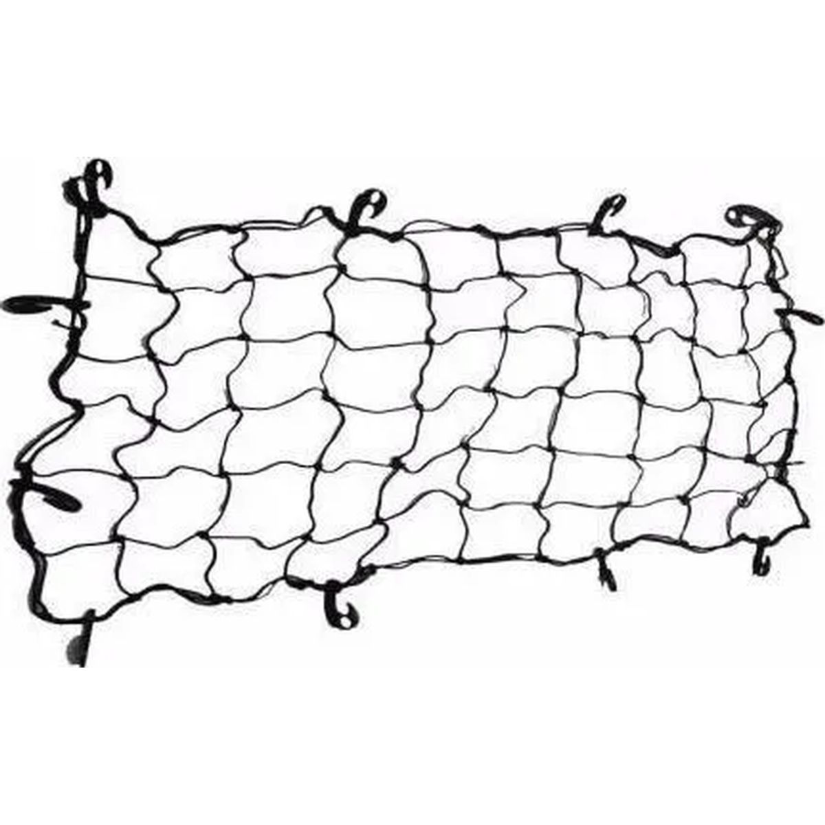 GENERICO - Red malla Elástica Para Equipaje De 110x110cm Negro