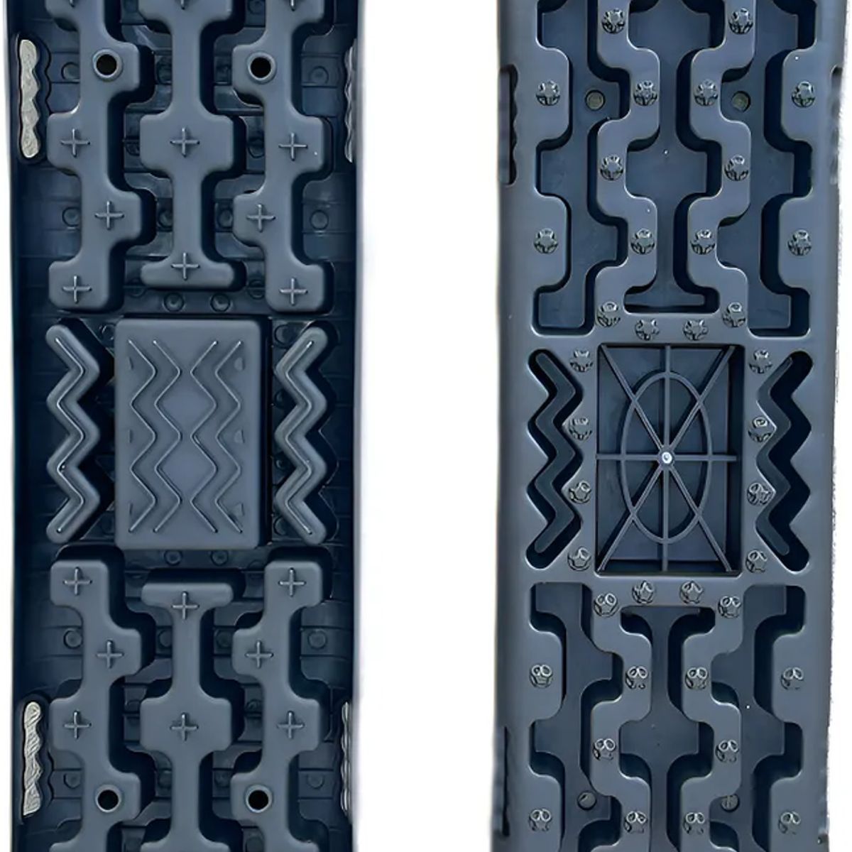 GENERICO - Tablas De Tracción Rescate 4x4 Par Con Base Hi-lift Negra Negro