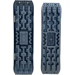 GENERICO - Tablas De Tracción Rescate 4x4 Par Con Base Hi-lift Negra Negro