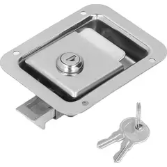 GENERICO - Chapa Con Llave Acero Inox Carropara Remolque Camión Cámper