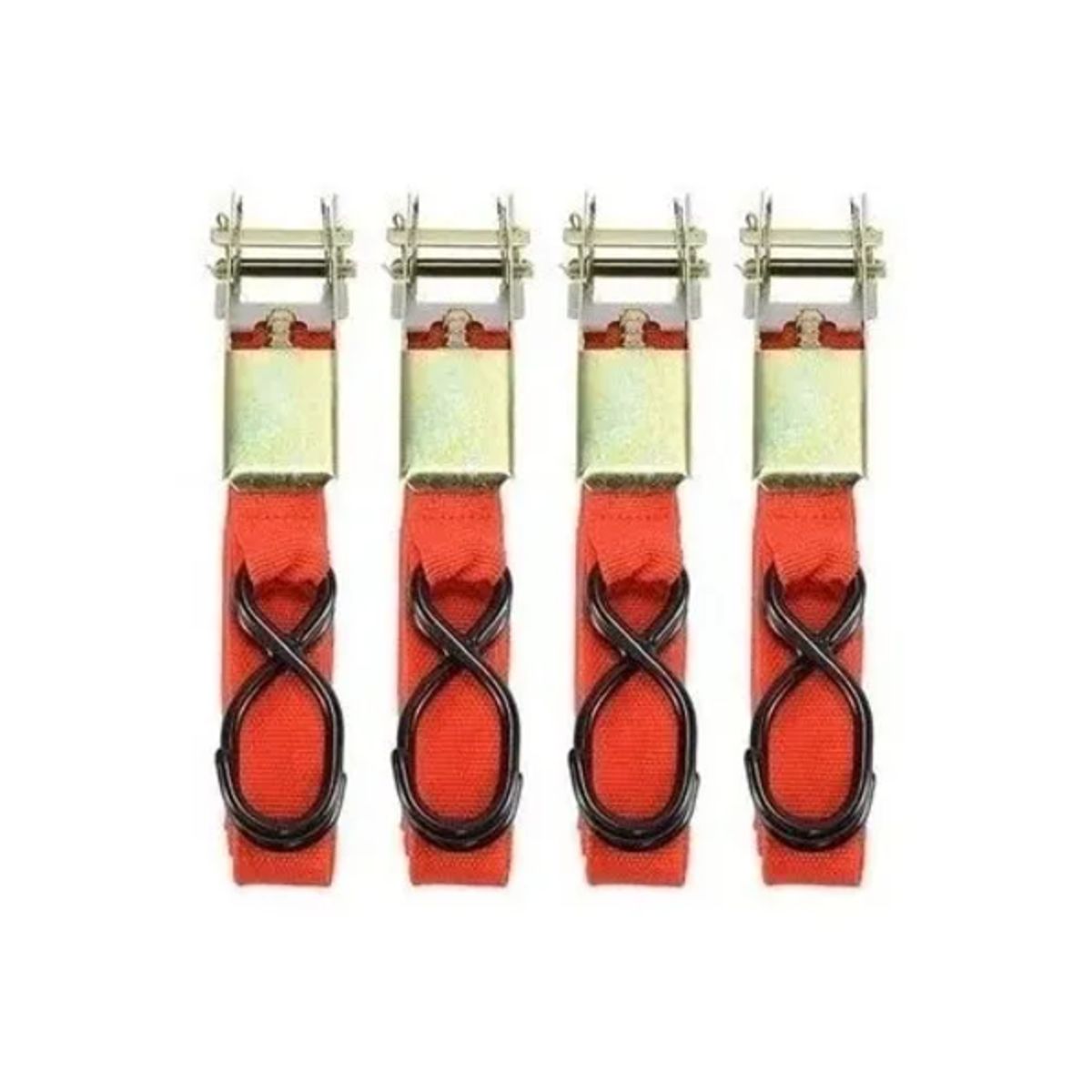 GENERICO - Cinta De Amarrar Carga O Correa Tensora De Carga 4 Pcs