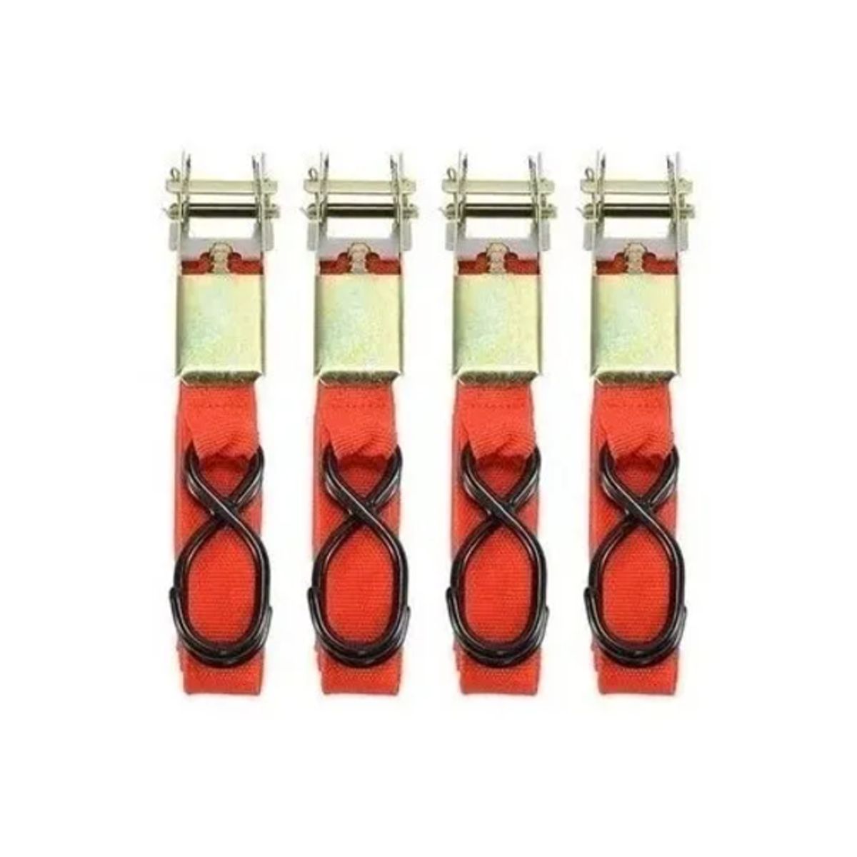 GENERICO - Cinta De Amarrar Carga O Correa Tensora De Carga 4 Pcs