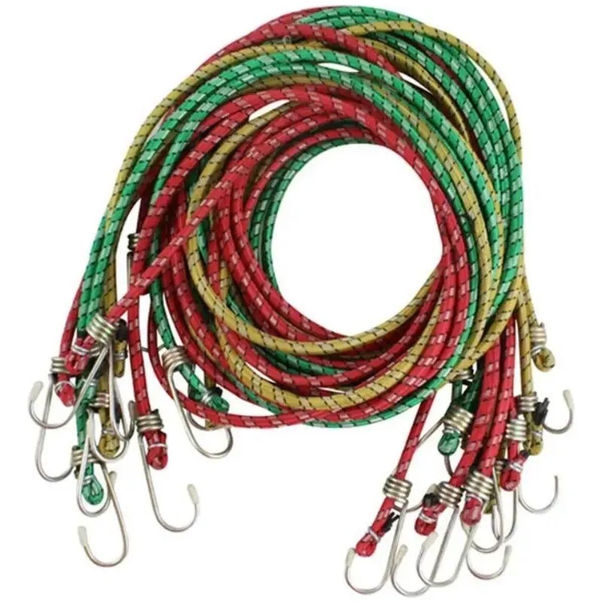 GENERICO - Set De 6 Cuerdas Elasticas Eslinga Amarre Pulpo 168