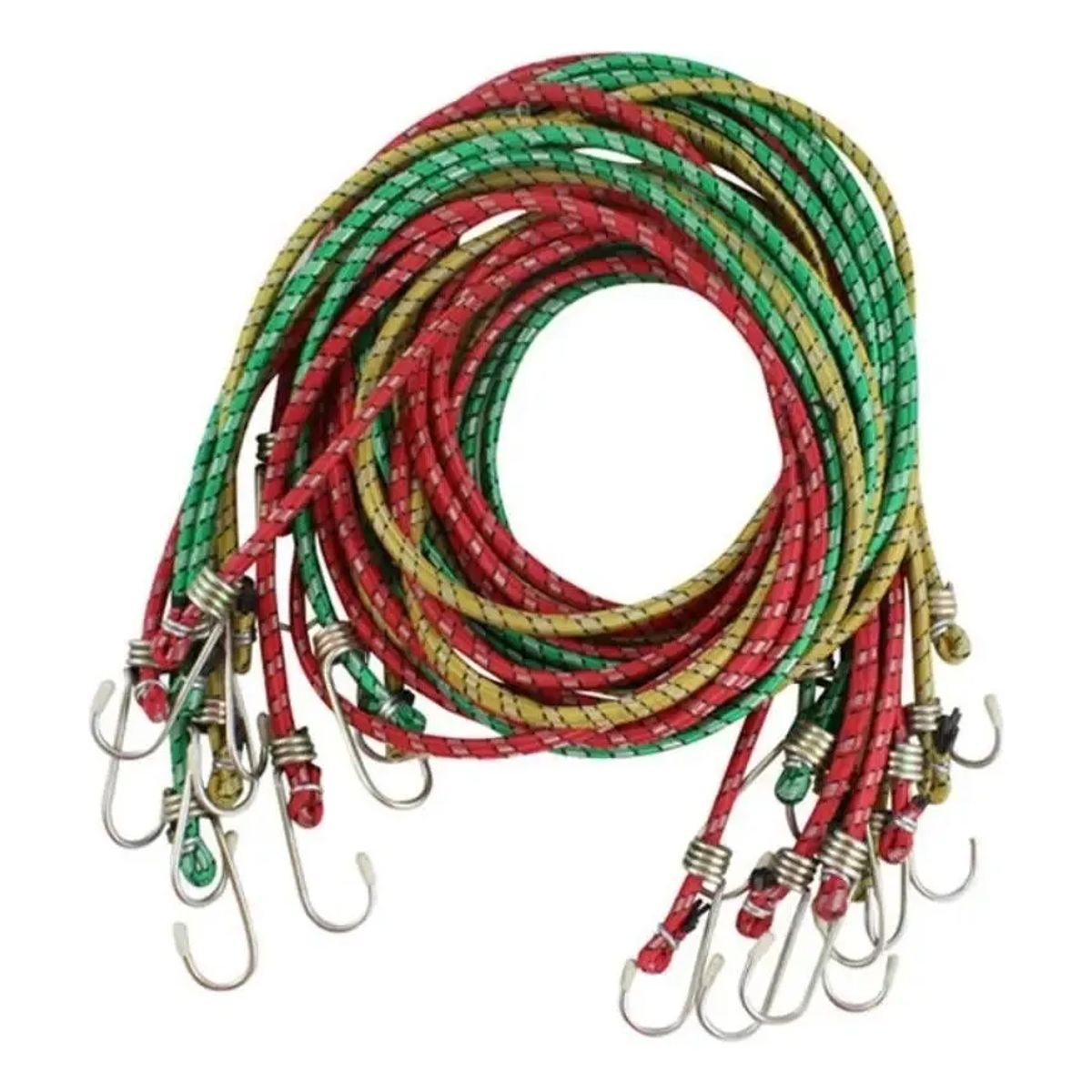 GENERICO - Set De 6 Cuerdas Elasticas Eslinga Amarre Pulpo 168
