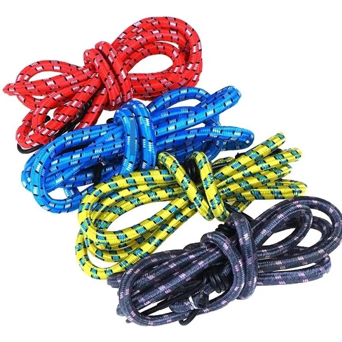 GENERICO - Set De 6 Cuerdas Elasticas Eslinga Amarre Pulpo 168