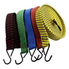 GENERICO - Tensores Elasticos Gancho Pulpos Cuerdas Amarrar 8pcs Pretul