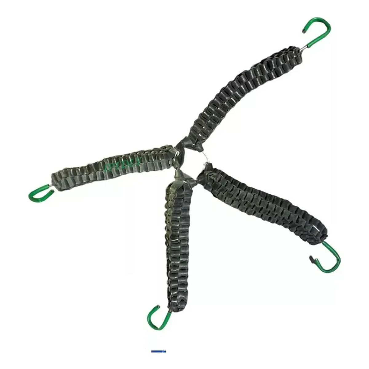 GENERICO - Pulpo Caucho Artesanal Amarre Multiuso Tensor Jebe 1 Unid Negro