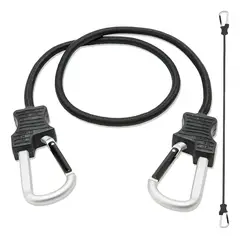 GENERICO - Piola Cuerda Elasticada Mosquetón Gancho Pack 2 Unidades