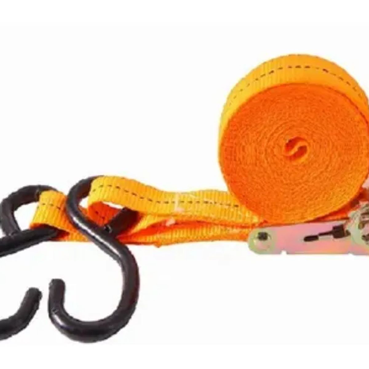 GENERICO - Eslinga De Amarre Con Rachet 6mx 38mm3t Profesional Naranja