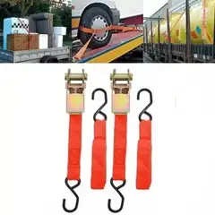 GENERICO - Eslingas 2pcs Correa Enganche Cinta De Amarre Auto Moto Bici