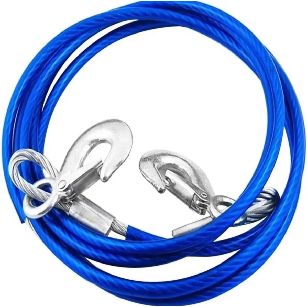 GENERICO - Cable De Remolque Auto Piola Acero 6000kgs 10mm X 4m
