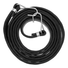 GENERICO - Set 6 Cuerdas Elásticas Eslinga Amarre Pulpo De Goma Negro 15mts