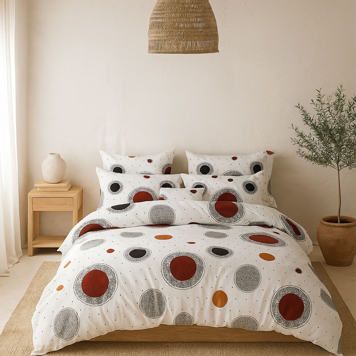 ARMONIA - Sábana 2½ Plazas 800 Hilos Diseño Americano 836A