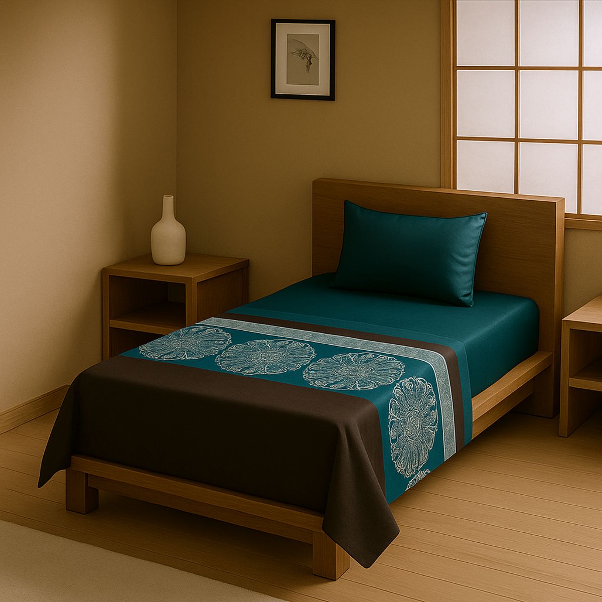 ARMONIA - Sábanas 1½ plazas 144 hilos Juego estilo 775 clásicas