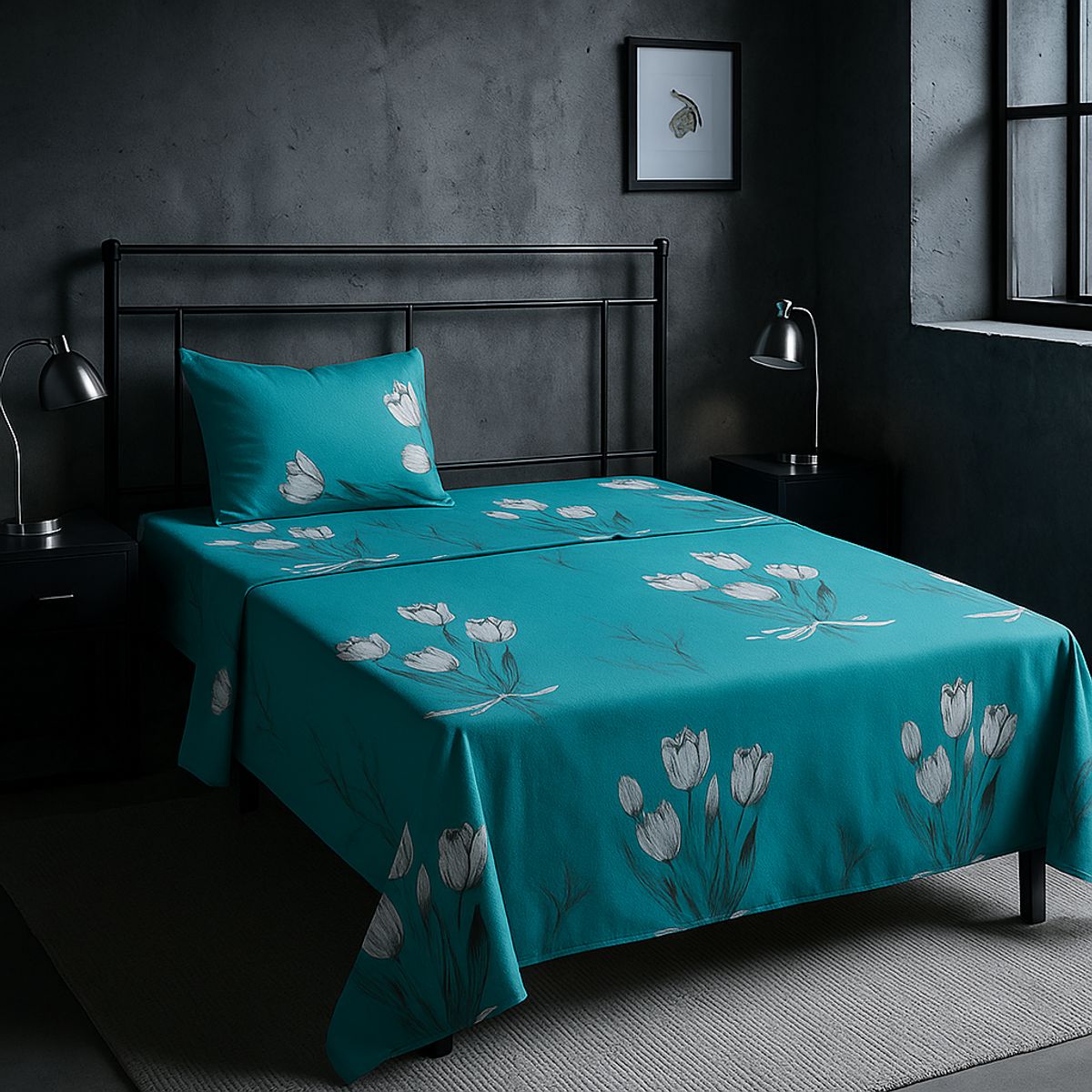 ARMONIA - Set de sábanas 1½ 144 hilos diseño 764 classic 7EF