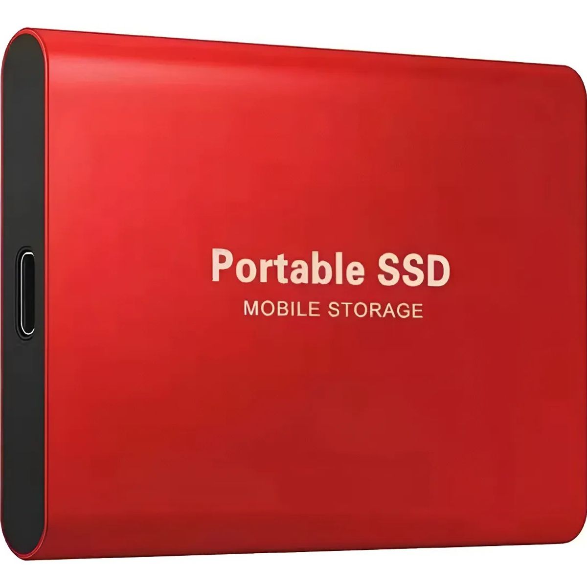 GENERICO - Memoria Externa 1 tb Disco Duro Externo USB Tipo C Rojo