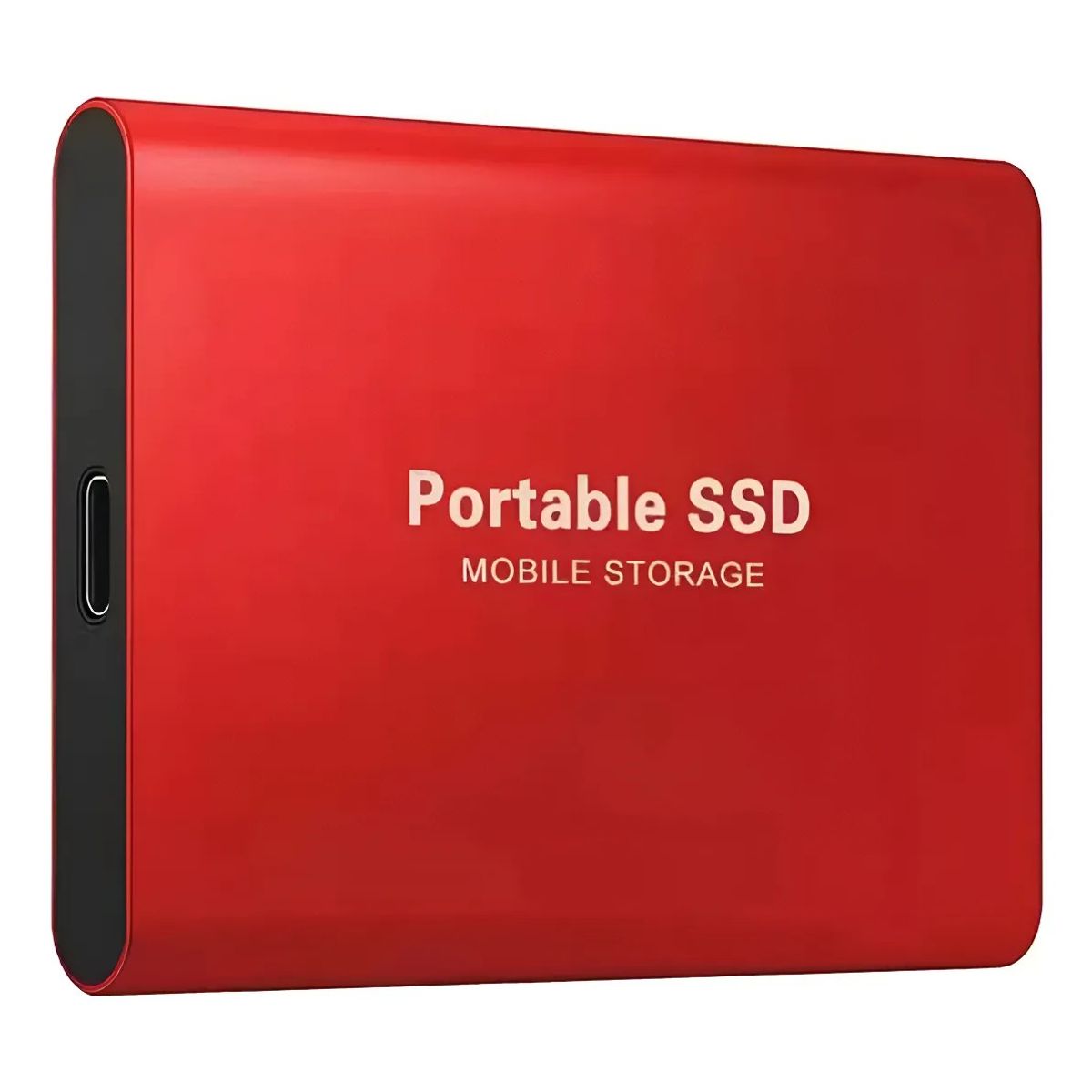 GENERICO - Memoria Externa 1 tb Disco Duro Externo USB Tipo C Rojo