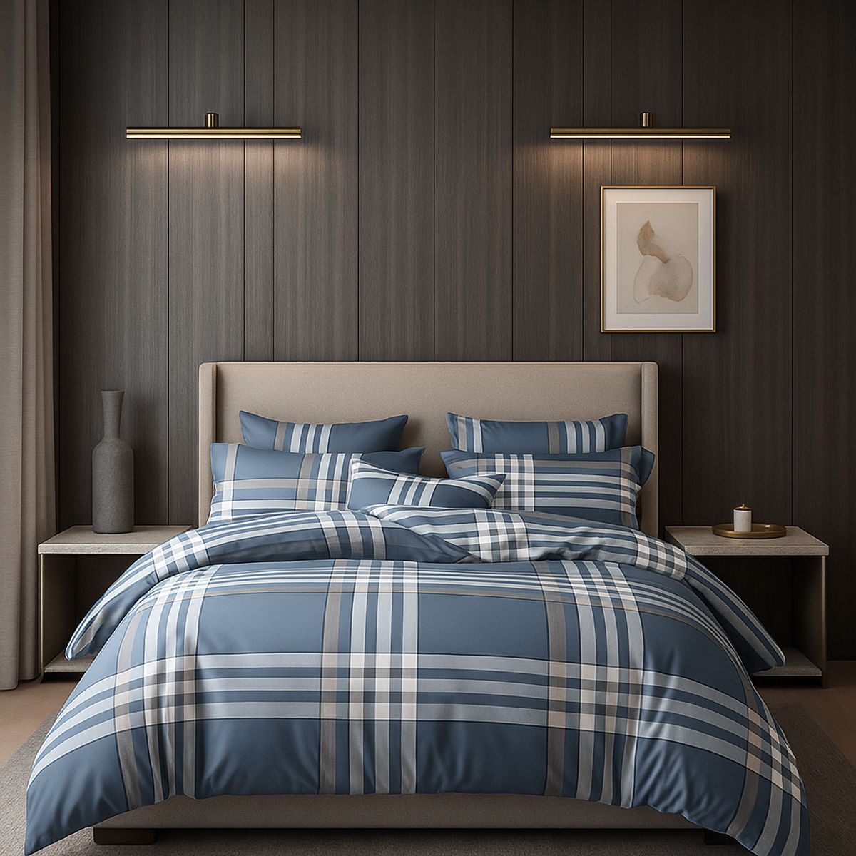 ARMONIA - Sábana King 800 Hilos Diseño Americano 837B 7EF