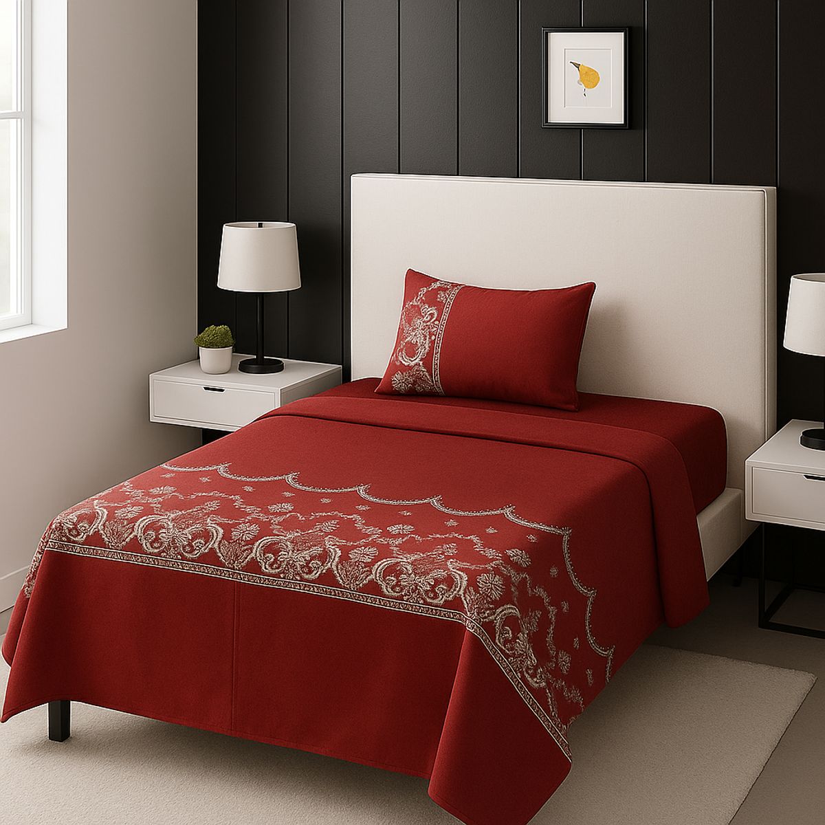 ARMONIA - Sábanas 1½ plazas 144 hilos estilo 774 clásicas