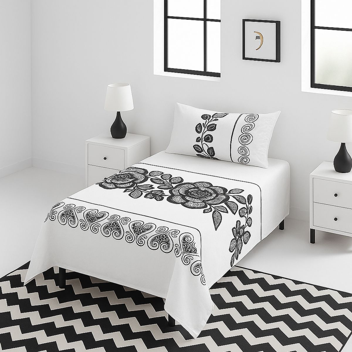 ARMONIA - Juego de sábanas 1½ 144 hilos edición 767 básicas