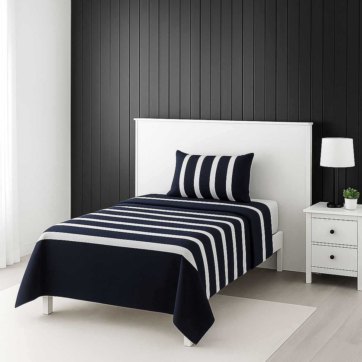 ARMONIA - Set de sábanas 1½ 144 hilos 766 classic para dormitorio 7EF