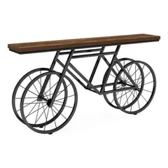 DELUXE - Arrimo Industrial Vintage Metal Forma Bicicleta Premium