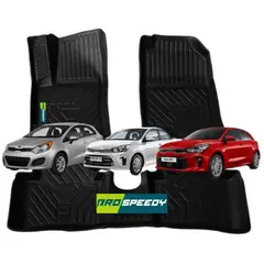 GENERICO - PISOS CALCE PERFECTO PROSPEEDY KIA RIO 2013+ 3PIEZAS