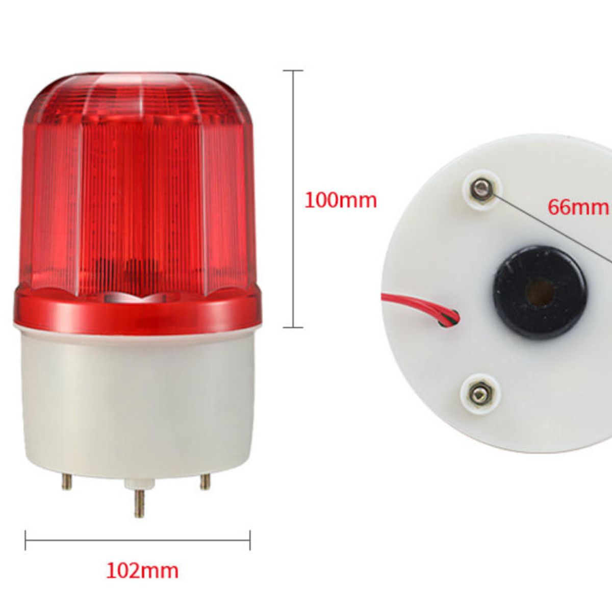 KINDA NICE - Luz Giratoria De Advertencia Led Roja