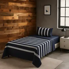 ARMONIA - Set de sábanas 1½ 144 hilos 766 classic para dormitorio 7EF