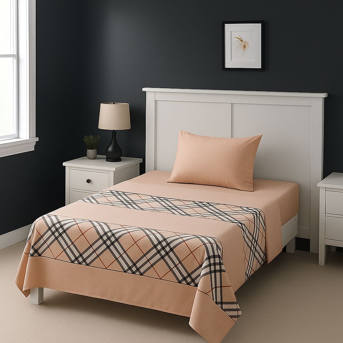 ARMONIA - Set de sábanas 1½ 144 hilos Juego estilo 775 classic ropa de cama 7EF