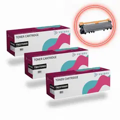 GENERICO - Pack de 3 toner alternativo TN2370 / TN-2370 / TN-660 / TN660