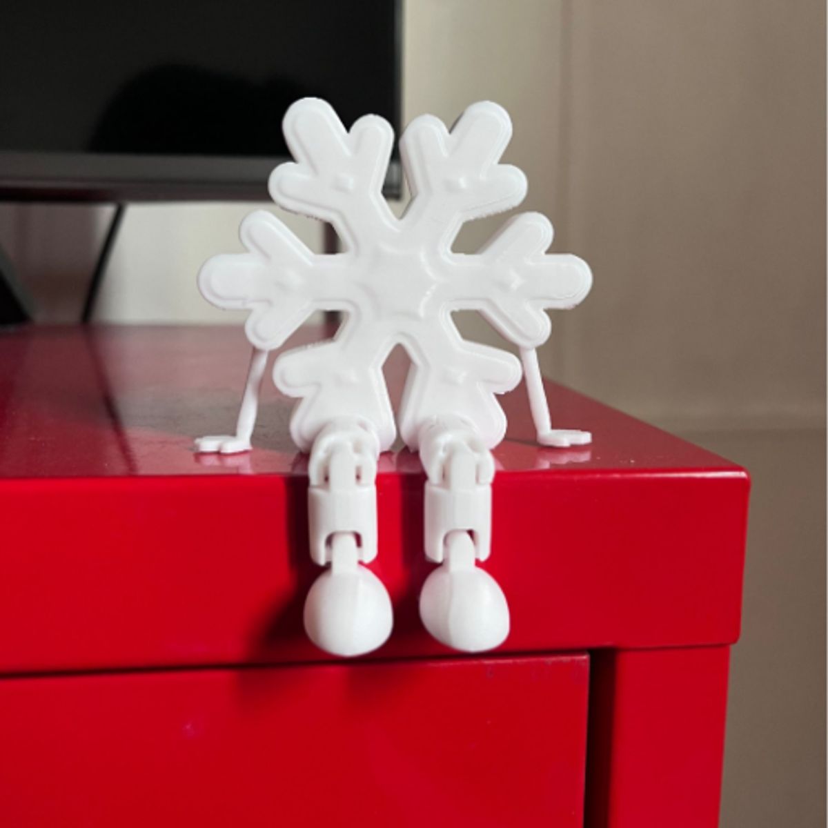 GENERICO - Figura Decorativa- Copo de Nieve Articulado