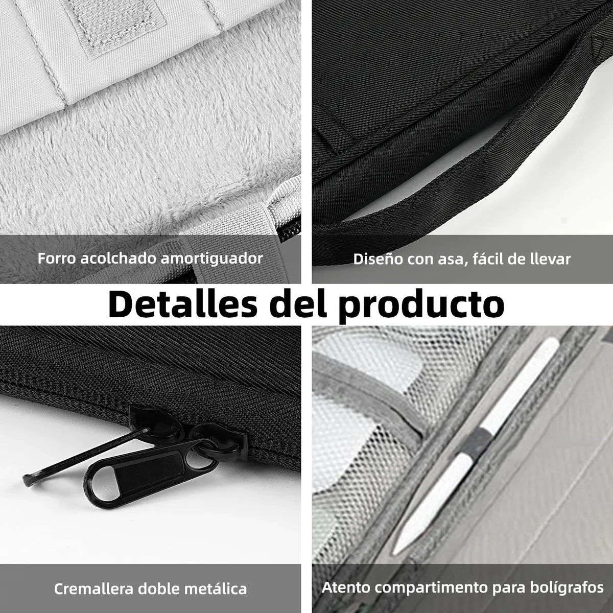 KUANGYE - Bolso Funda Para Ipad Tablet Universal Hasta 11 Pulgadas