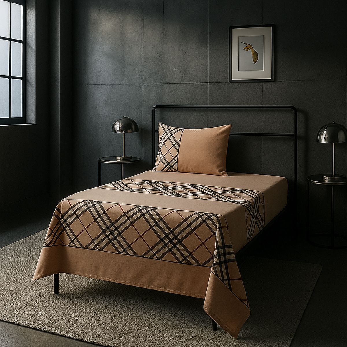 ARMONIA - Sábanas 1½ plazas 144 hilos Juego edición 772 clásicas ropa de cama 7EF