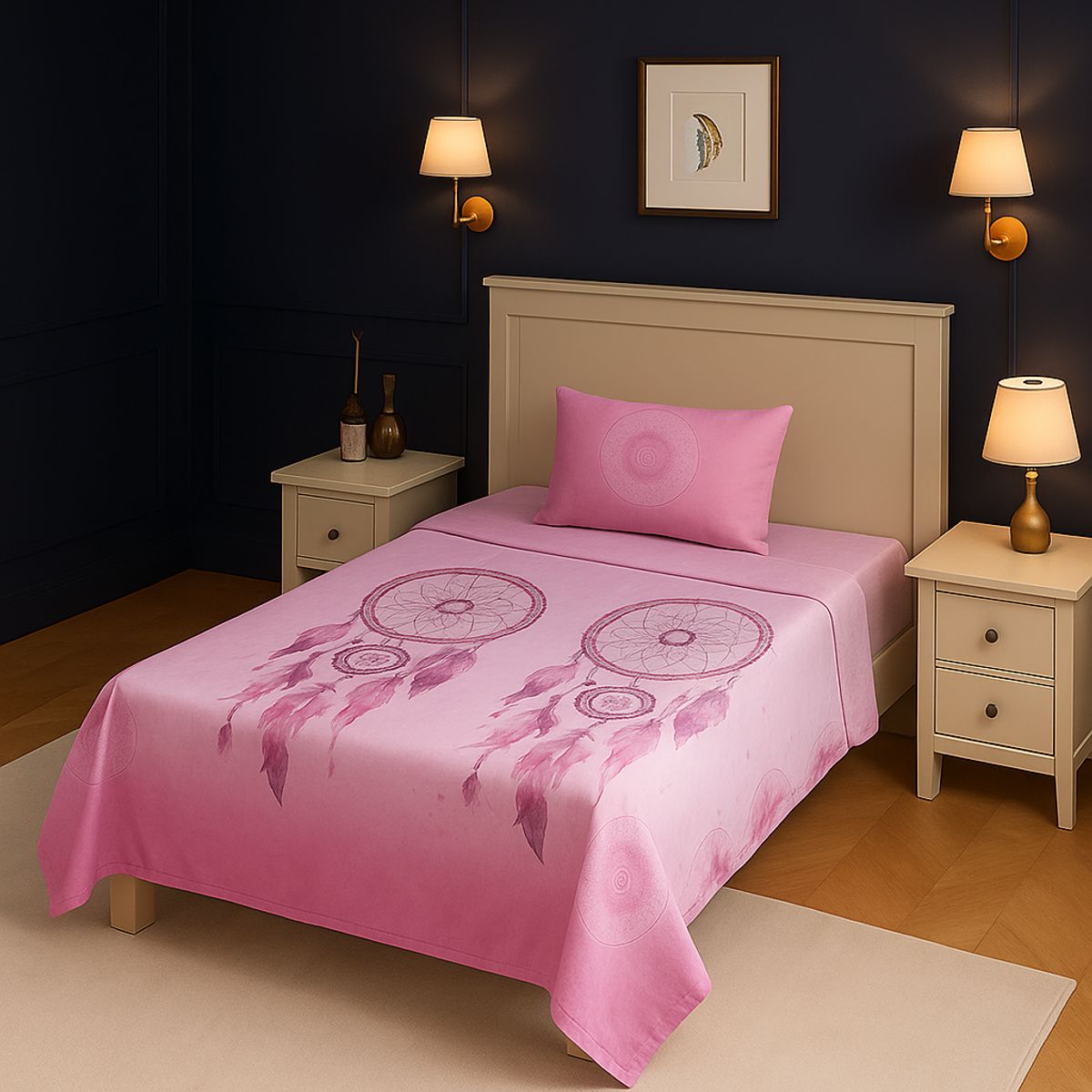 ARMONIA - Sábanas 1½ plazas 144 hilos estilo 774 clásicas 7EF