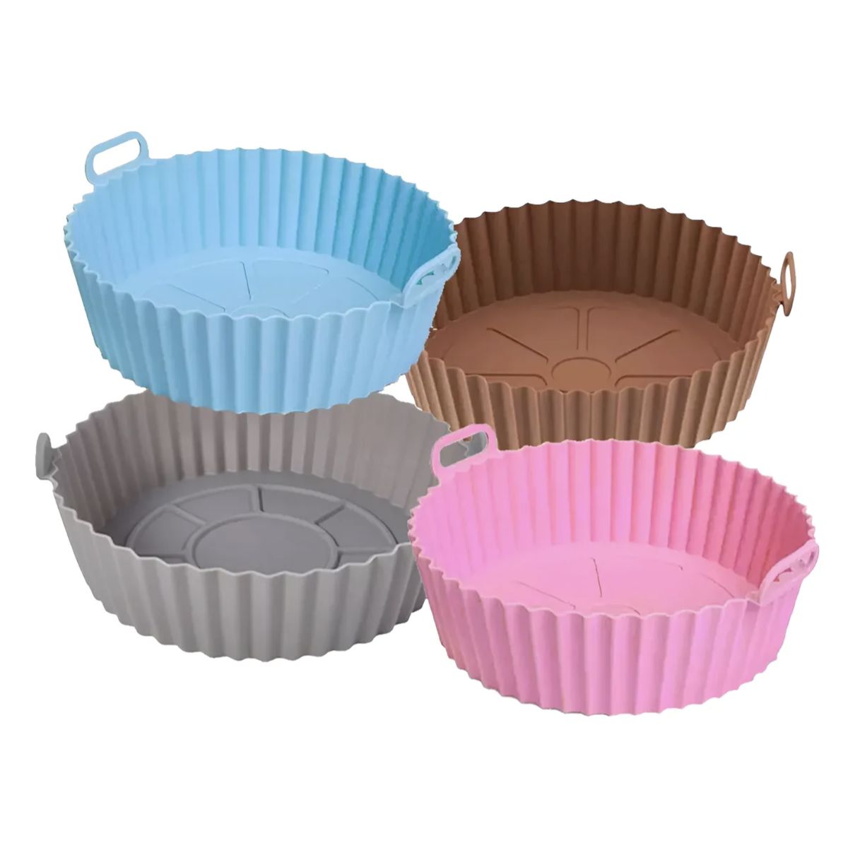 MOMO - Pack X4 Molde Silicona Antiadherente Para Freidora De Aire