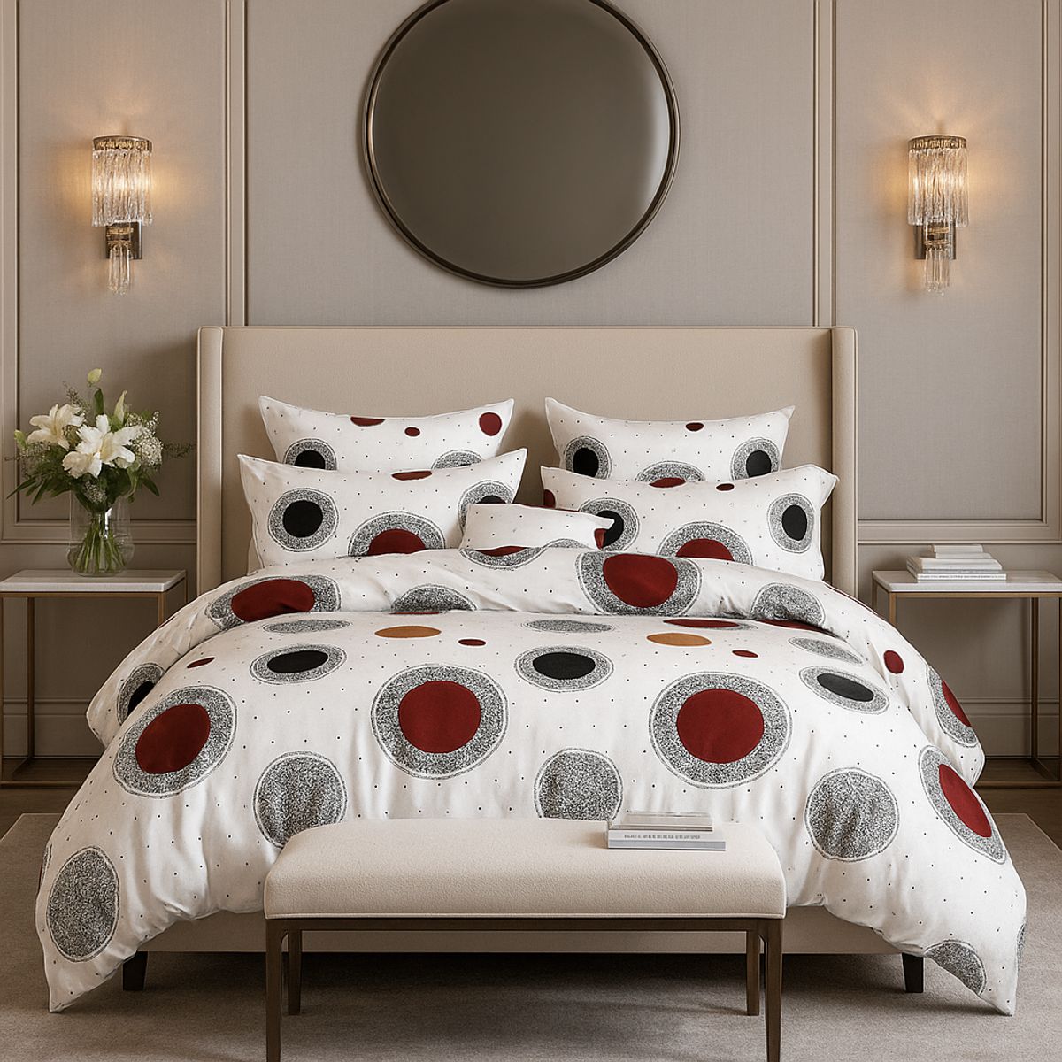 ARMONIA - Sábana 2½ Plazas 800 Hilos Diseño Americano 839I