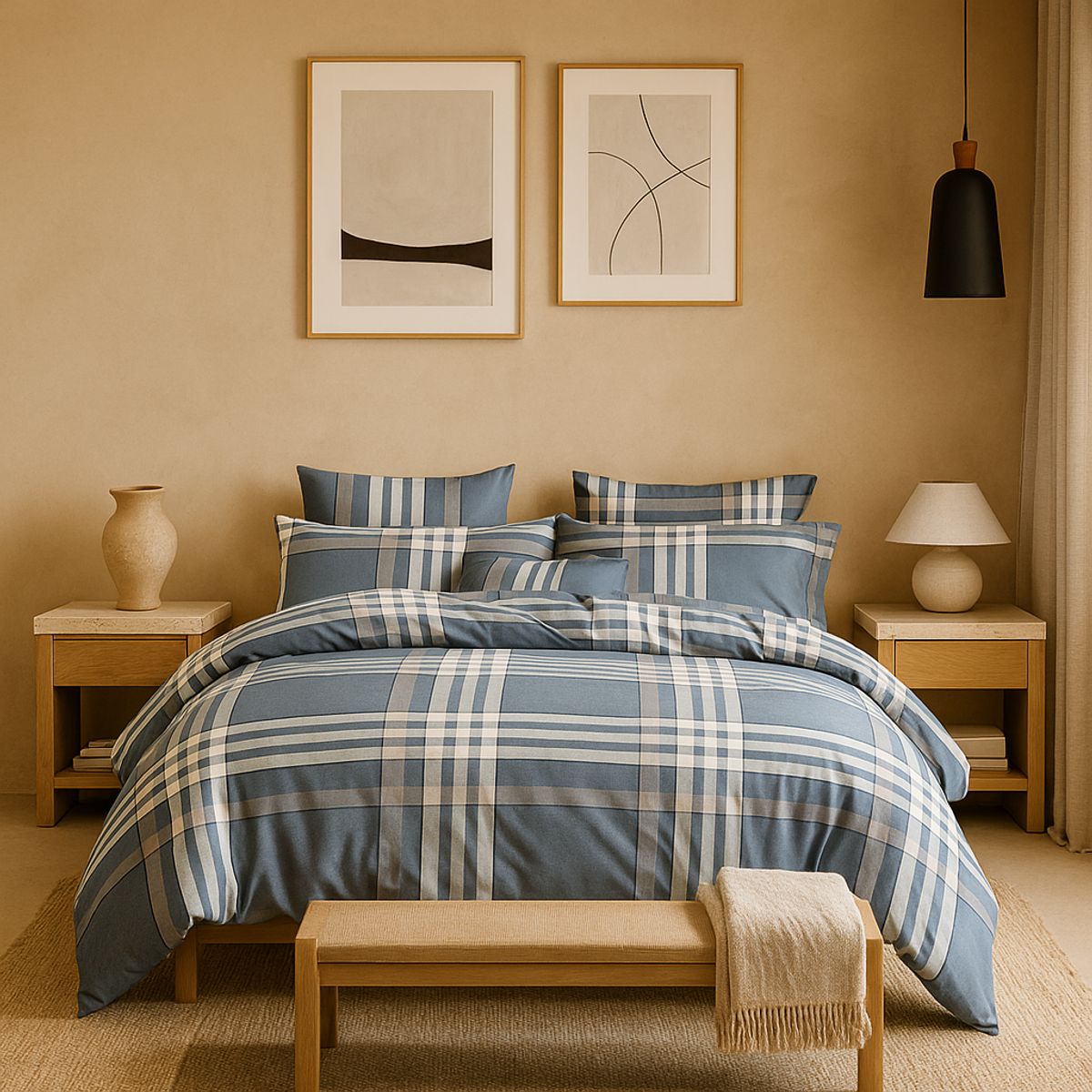 ARMONIA - Sábana King 800 Hilos Diseño Americano 836F 7EF