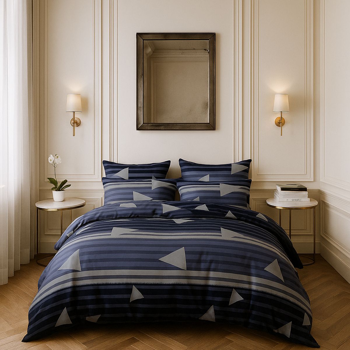 ARMONIA - Sábana King 800 Hilos Diseño Americano 833H 7EF