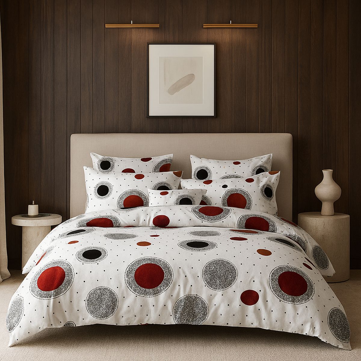 ARMONIA - Sábana Plaza y Media Plazas 800 Hilos Diseño Americano 837G