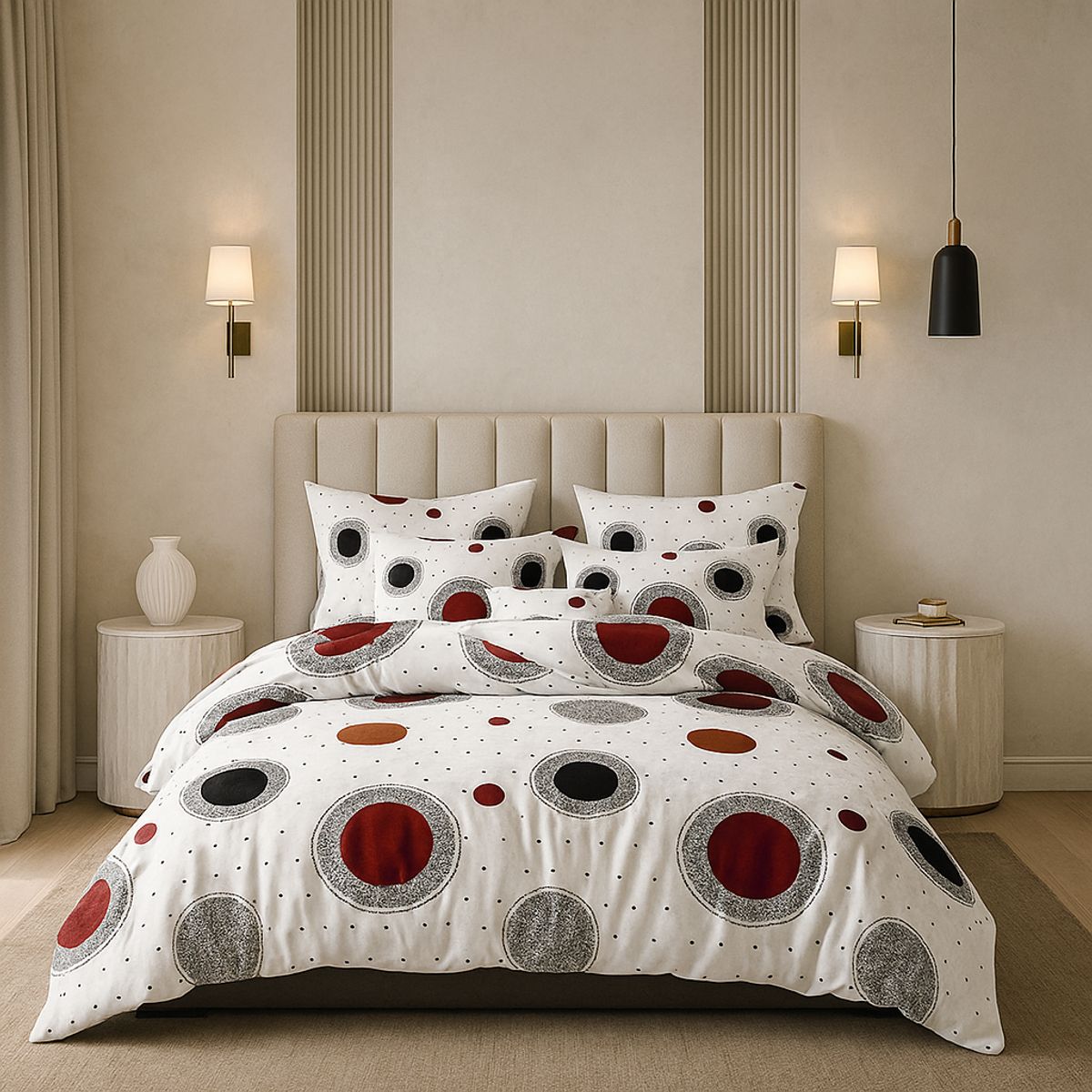 ARMONIA - Sábana 2 Plazas 800 Hilos Diseño Americano 836F 7EF