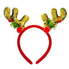 GENERICO - Cintillo de reno con brillo